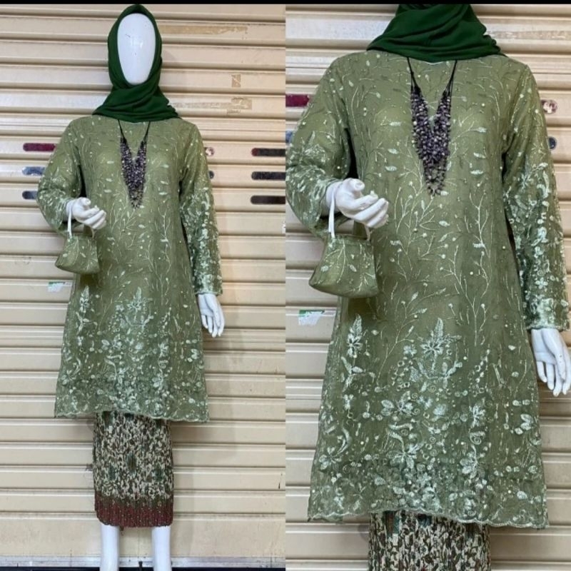 STELAN KEBAYA BROKAT JUMBO- KEBAYA MODERN - Kebaya JUMBO  - KEBAYA PESTA