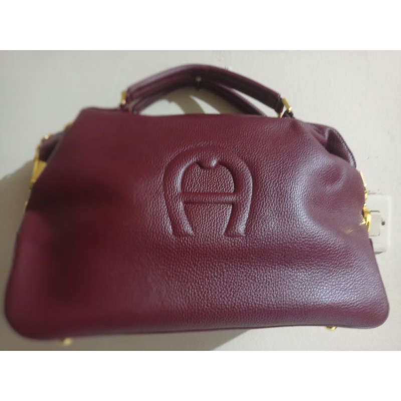 Tas Tangan Wanita plus Tali Brand Aigner Original