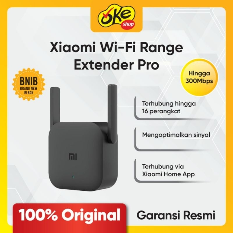 Xiaomi Wifi Range Extender Pro Extender N300- Garansi Resmi Xiaomi Indonesia