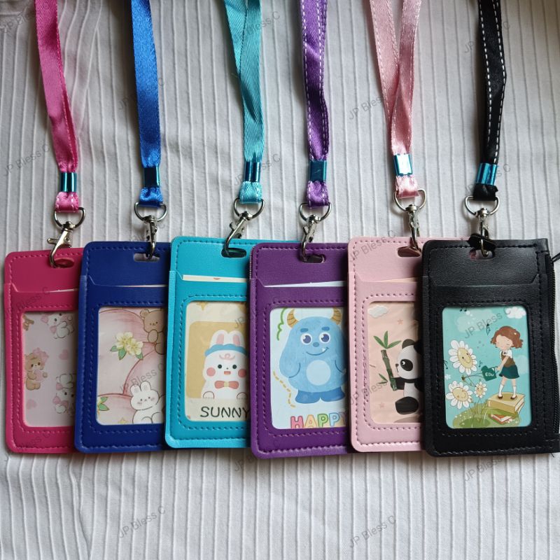 Lanyard Id Card kulit | Tali Id card | Tali Id card Resleting