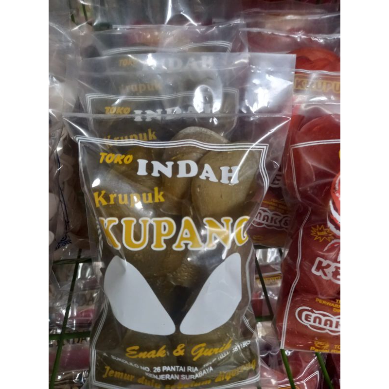 

Kerupuk Kupang Mentah Khas Kenjeran Surabaya