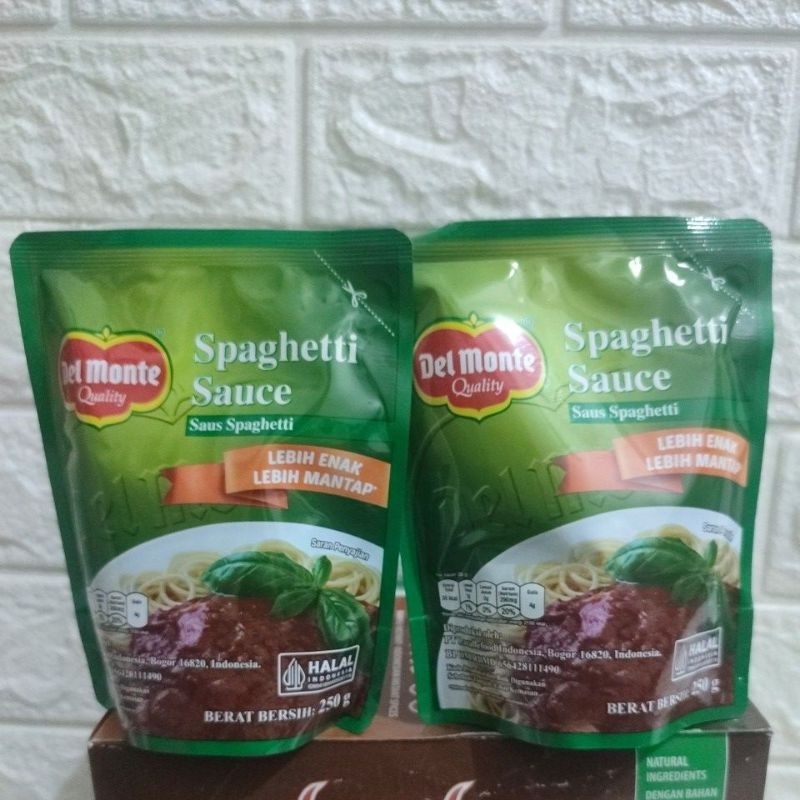 

DELMONTE Saus Spaghetti 250g exp Sep 25