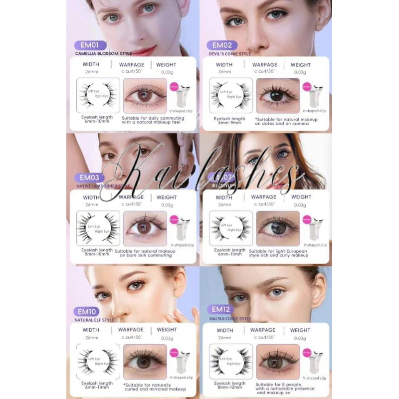 KaiLashes magnetic eyelash / bulu mata magnet