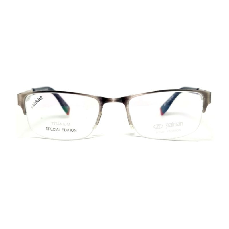 Frame Kacamata Palman Titanium 022 C2 53-20-135 spring pergas silver
