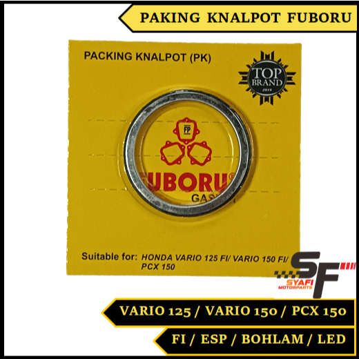 PAKING KNALPOT VARIO 125 FI / VARIO 150 FI / PCX 150 PERPAK GASKET FUBORU