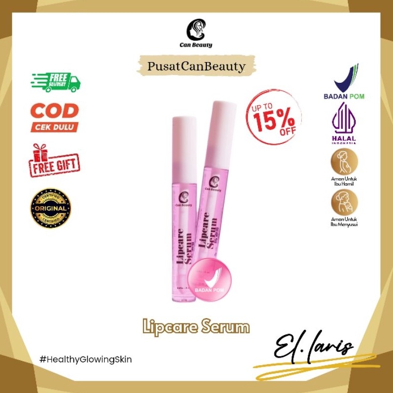 KODE I35U FREE GIFT Can Beauty LIP CARE SERUM  BPOM  HALAL 1 ori Skincare canbeauty El laris
