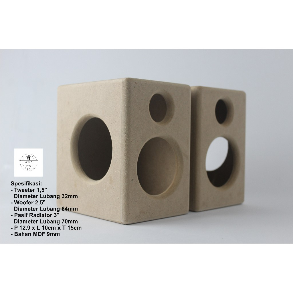 Box speaker 2,5 inch pasif 3 inch