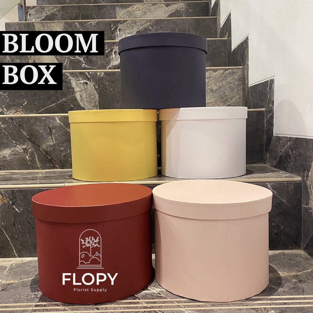 

Termurah BESAR WARNA STANDAR Bloom Box Flower Bulat Round Kotak Bunga Kotak Kado