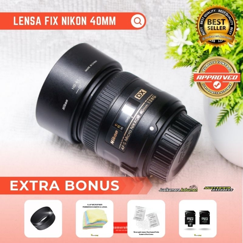 Lensa Fix Nikkor 40mm F 2.8 AFS For Nikon - Lensa Fix Nikon 40mm