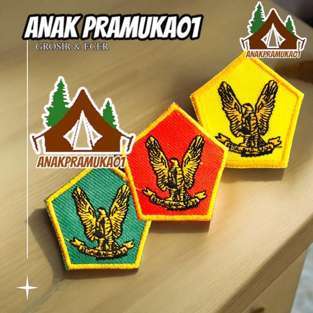 Bordir Garuda Pramuka / Garuda Pramuka siaga penggalang penegak