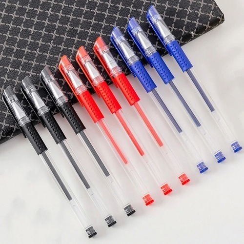 

Pulpen Gel Ink Pen Bullet Tip 0.5mm Pena Alat Tulis Hitam Merah Biru