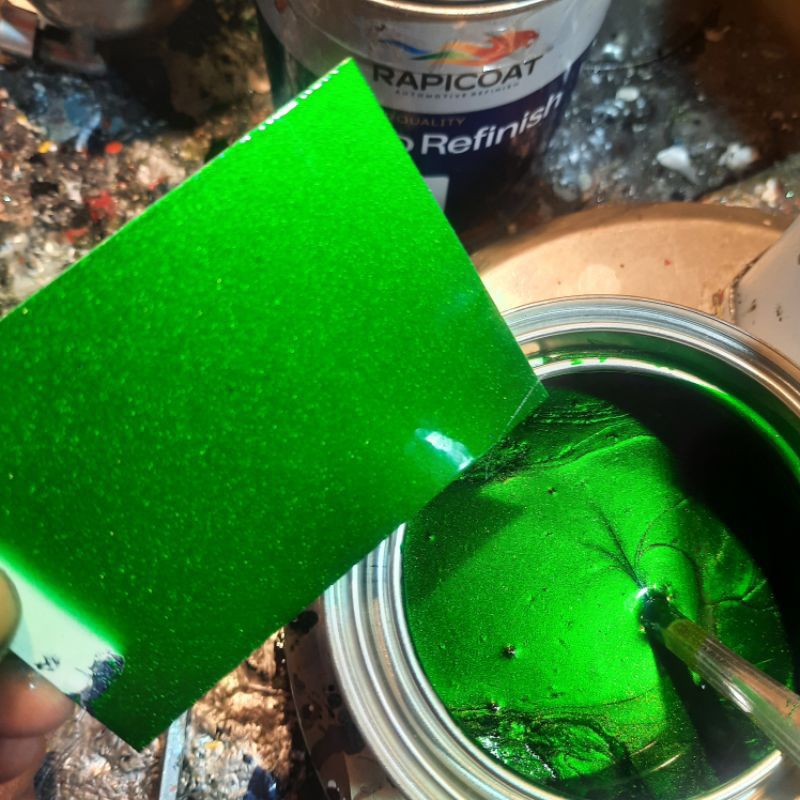 cat green candy tone cat mobil dan motor warna hijau candy tone cat Duco mobil dan motor CAT DUCO OT