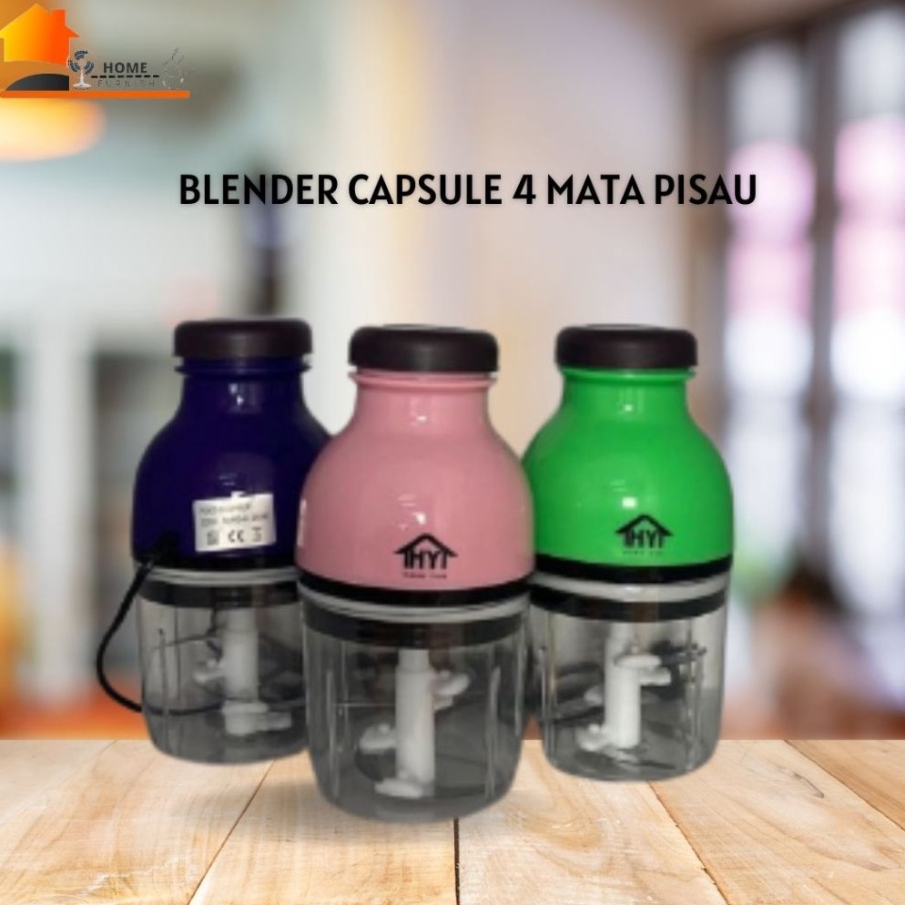 Terbagus Hangyan Blender Kapsul Serbaguna Listrik 4 Mata Pisau