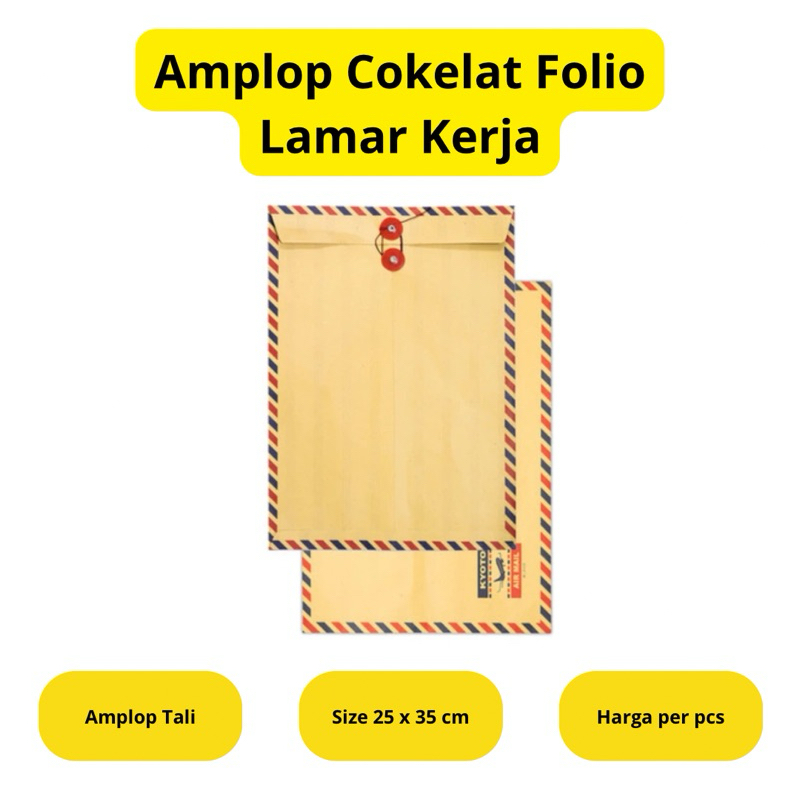 

Amplop Cokelat Lamar Kerja