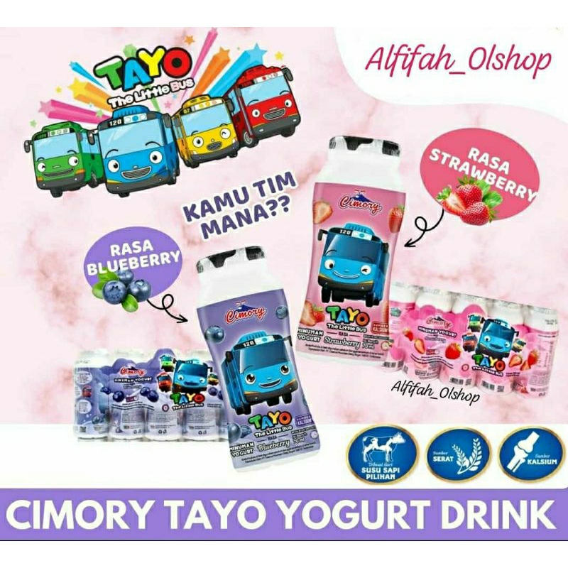 

Cimory Yogurt Drink Mini harga isi 5 botol strawberry/blueberry