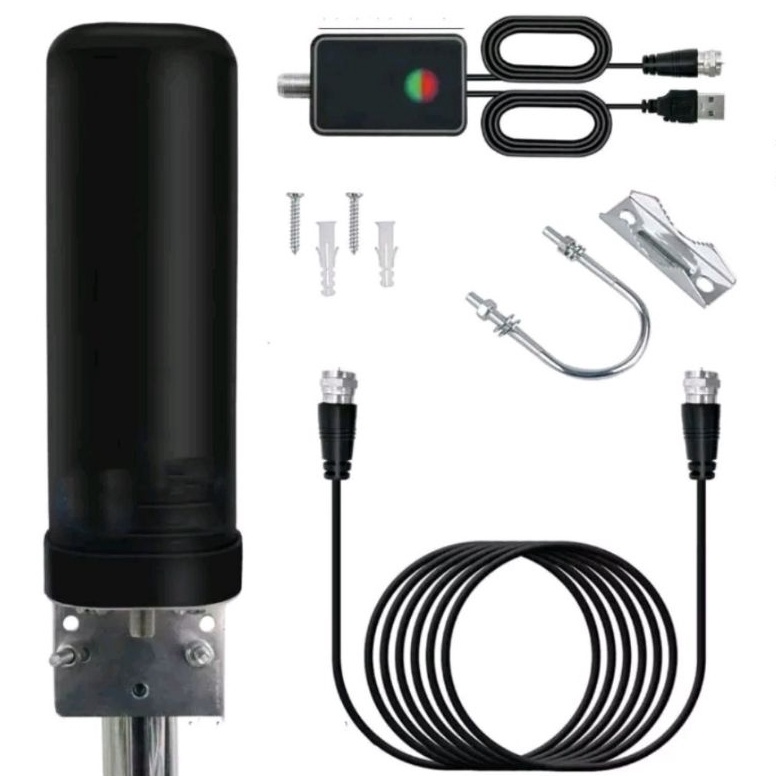 Harga Spesial Antena TV Indoor Outdoor Digital TV Dengan Booster Dan Power