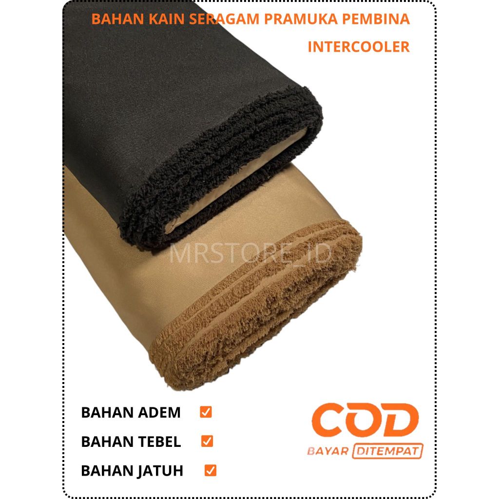 BAHAN KAIN PRAMUKA PREMIUM ATASAN BAWAHAN, SETELAN PRAMUKA NASIONAL