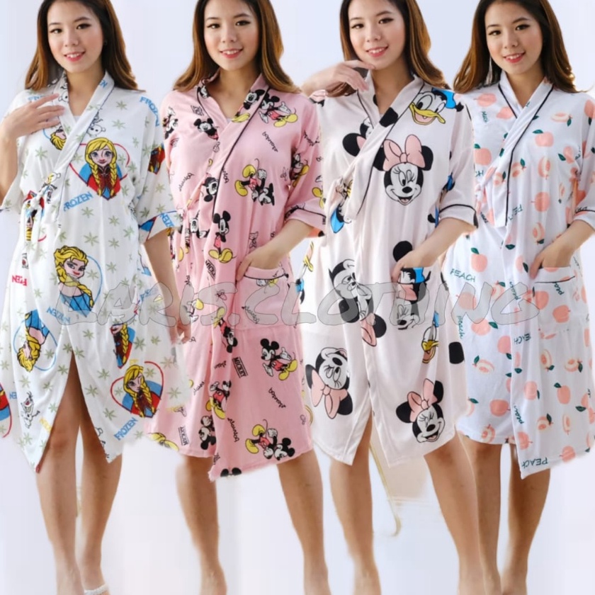 KP8 Laris  Handuk mandi kimono motif karakter import  Kimono handuk dewasa size XL dan XXL