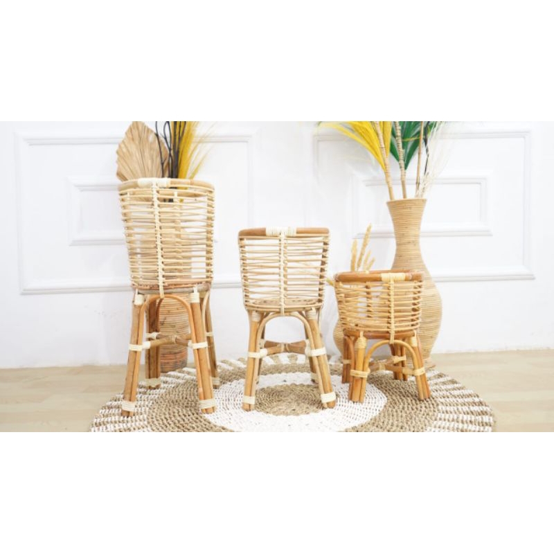 Standing Pot, Rotan Asli Cirebon