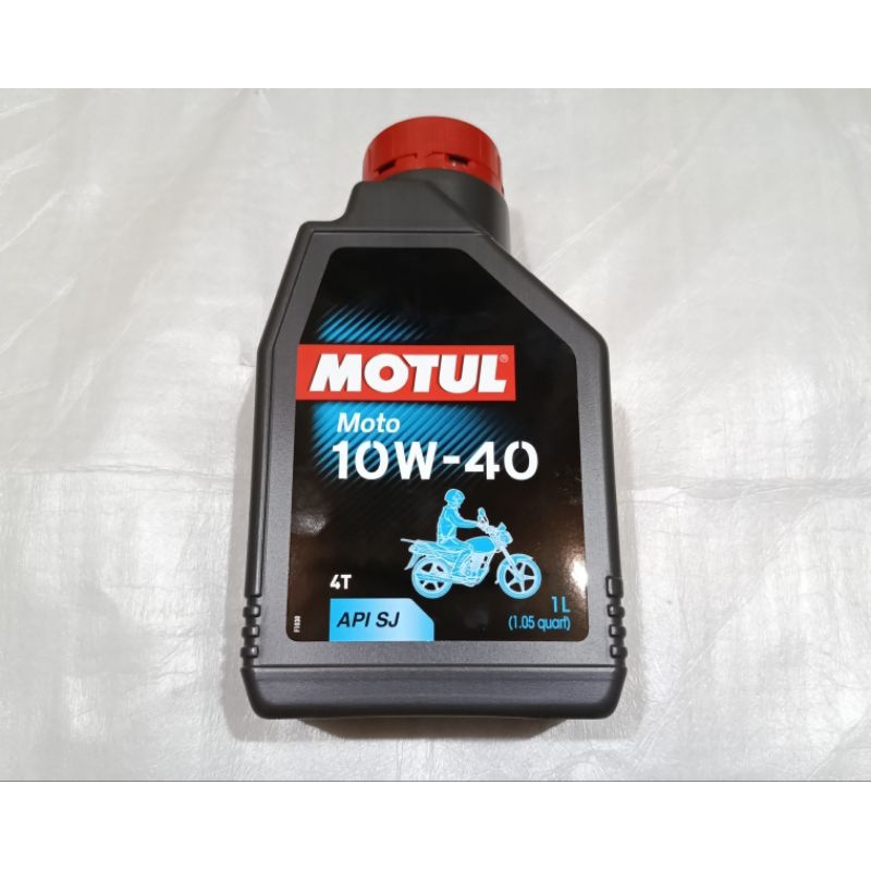oli mesin motor Motul 1L moto 10w-40 oli motor bebek sport