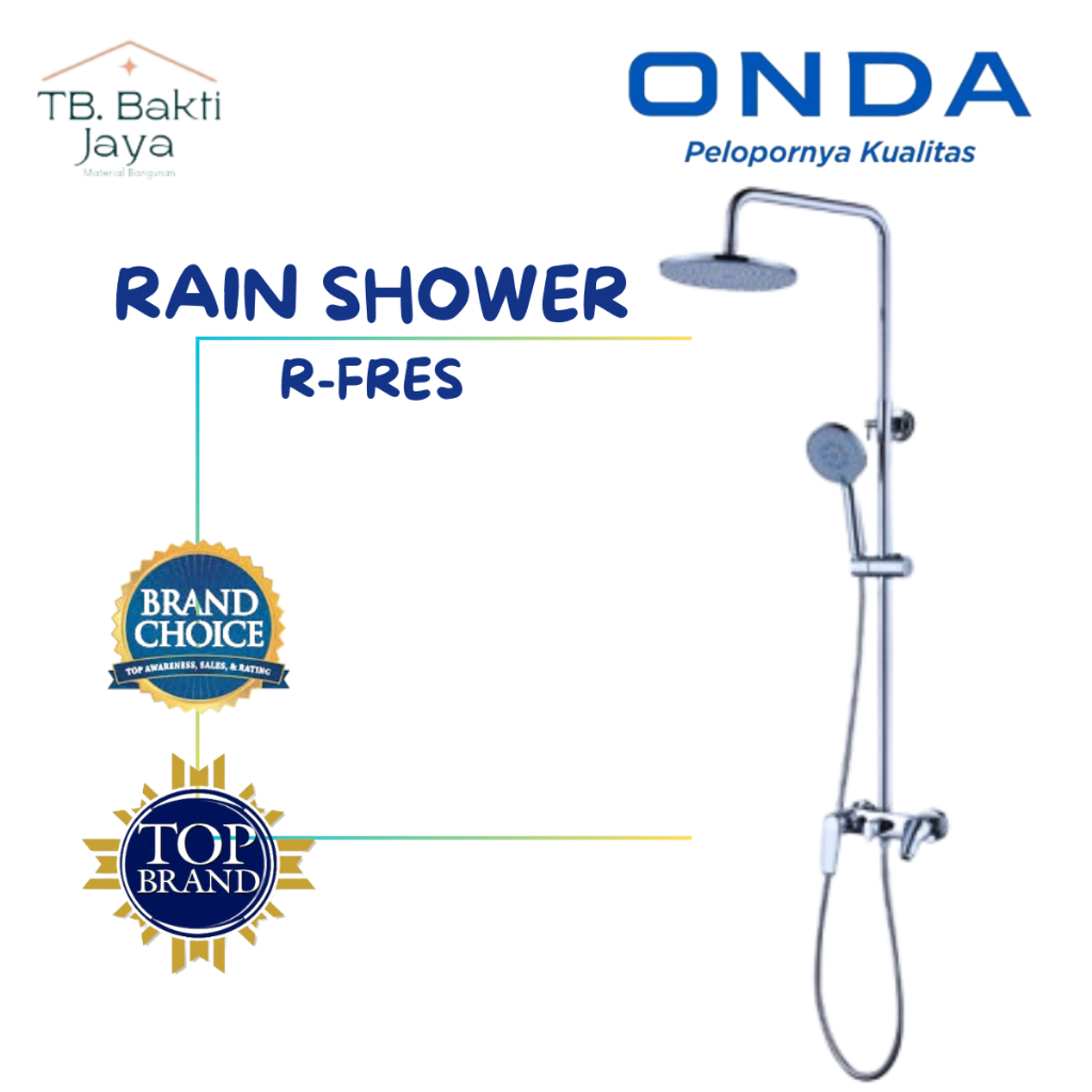 ONDA SET RAIN SHOWER KAMAR MANDI ONDA TERBARU R-FRES