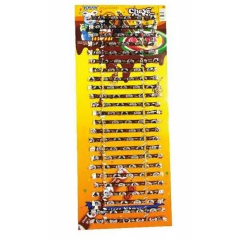 

YOSAN CHOYO CHOYO COKLAT STICK ISI PASTA GELAS 24 PCS