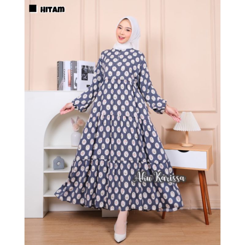 NAYLA MIDI DRESS BY AKU KARISA COLECTION