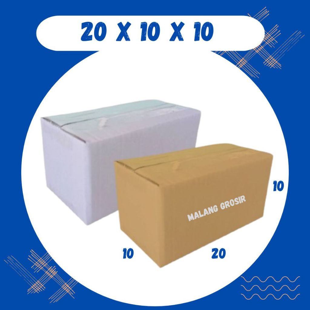 

Box 20x10x10 Kardus A1 Packing Karton Dus Kotak Kemasan kosmetik Souvenir Jamu Sparepart Obat Madu