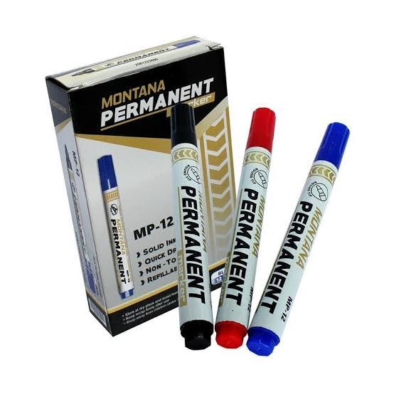 

Spidol Mondata Permanen Warna Biru Eceran 1 Pcs