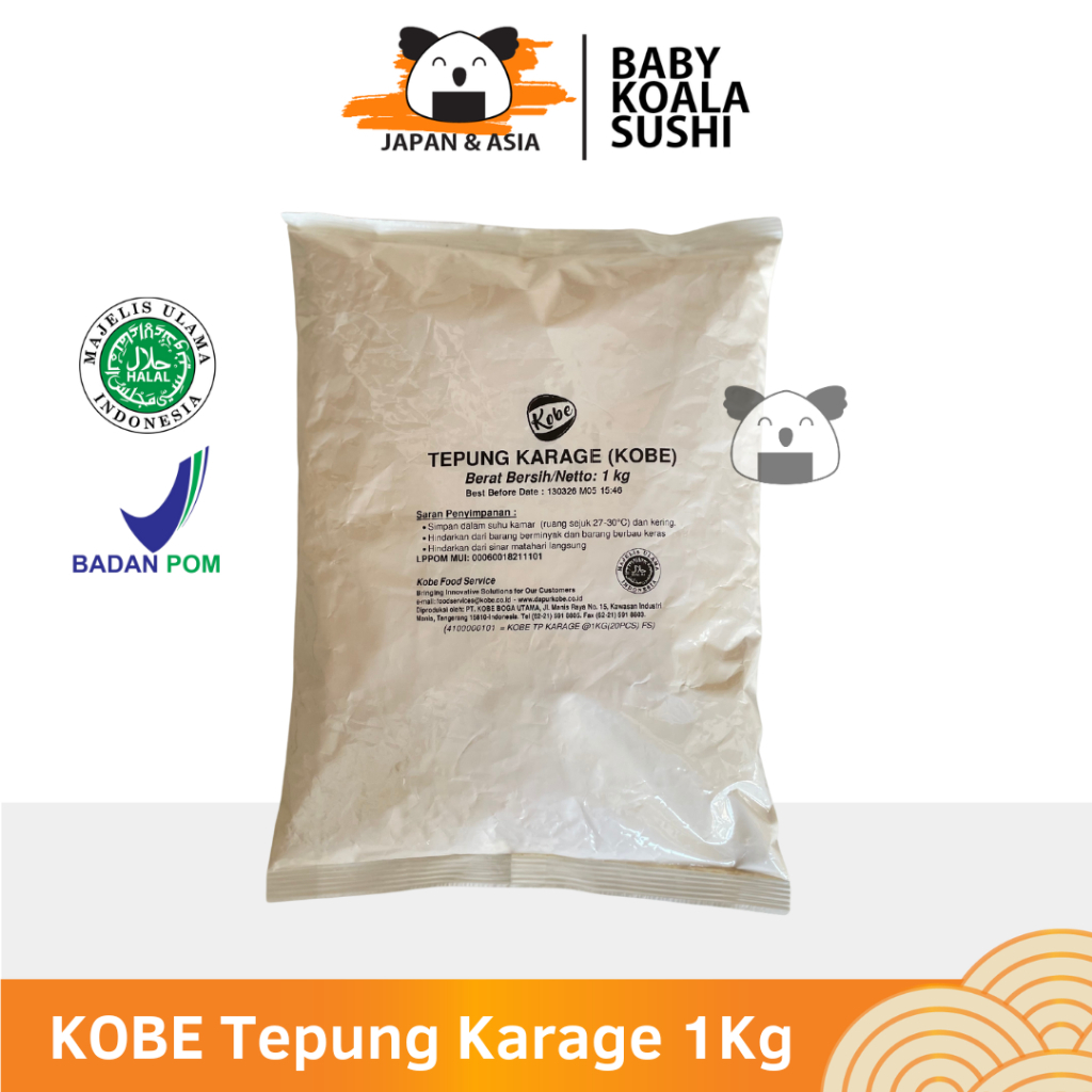 

KOBE Tepung Goreng Karage Ala Jepang 1 Kg Halal │ Ayam Karaage