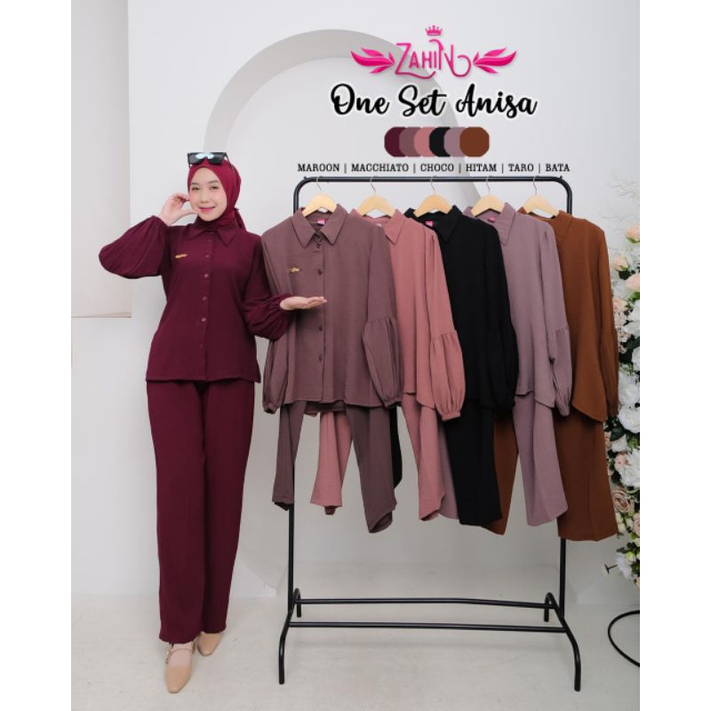 ONESET ANISA ORY ZAHIN COLLECTION/KANZA CARGO ORY ZAHIN COLLECTION/KANZA SET CARGO CRINCKLE AIRFLOW 