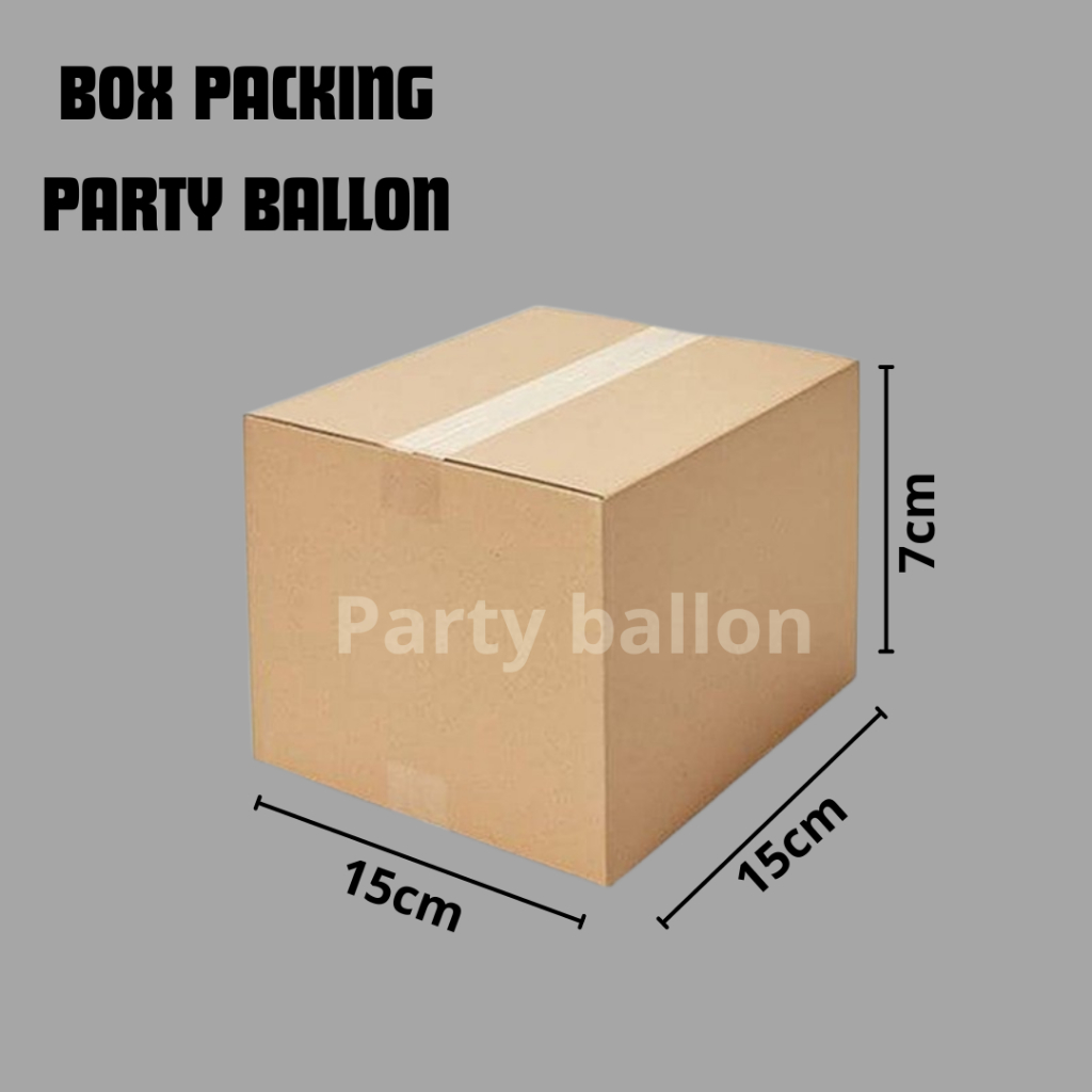 

Kardus Box Karton Kotak Dus Packing Kosmetik Polos Uk. 15x15x7 BFlute Tebal 3 mm