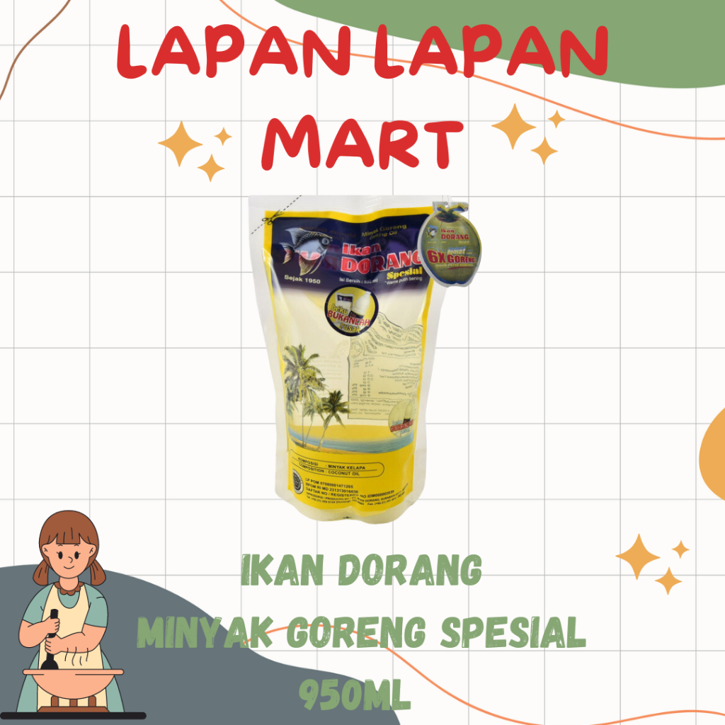 

Ikan Dorang Spesial 950ml Refill