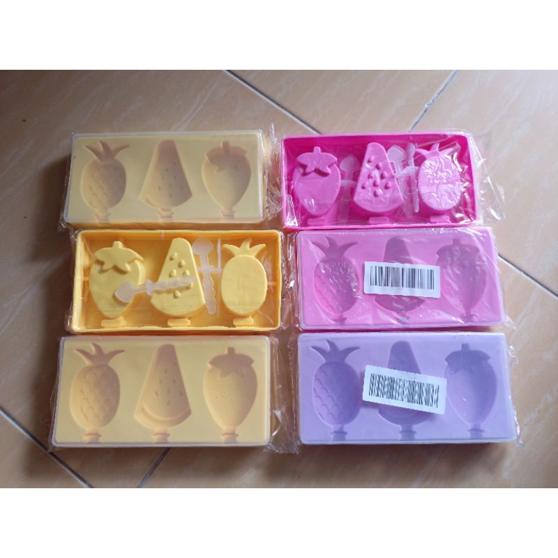 Cetakan Es Krim Silikon