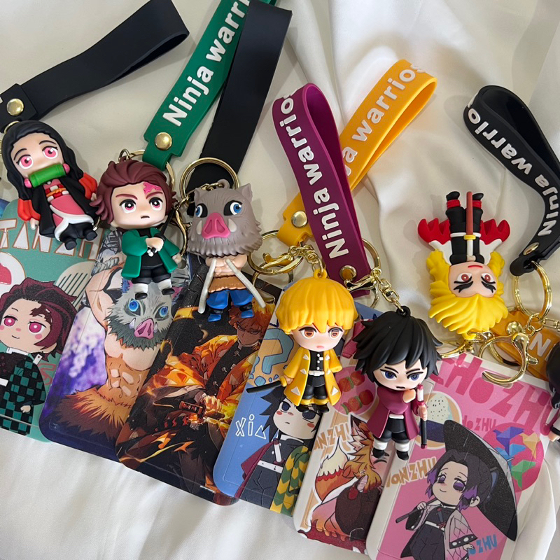 

id card holder aesthetic / tanjiro/ nezuko / giyu/ rengoku/ gantungan card holder / tempat id card lucu / card holder cute aesthetic kimetsu no yaiba/demon slayer/ kartu pelajaran / e-toll