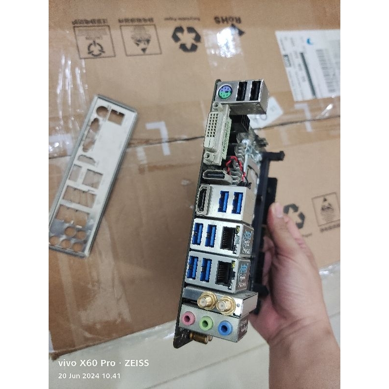 mainboard asrock h270m itx ddr4 procsesor core i5-7400 gen7