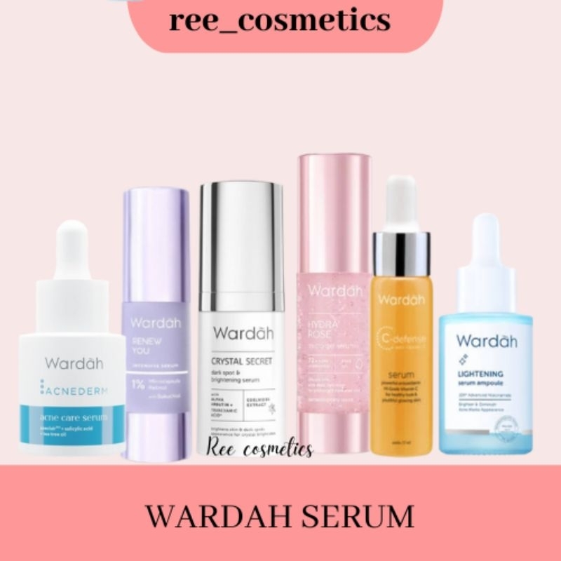 Wardah Face Serum | Wardah Crystal Secret Brightening Serum | Lightening Serum Ampoule | Serum Warda
