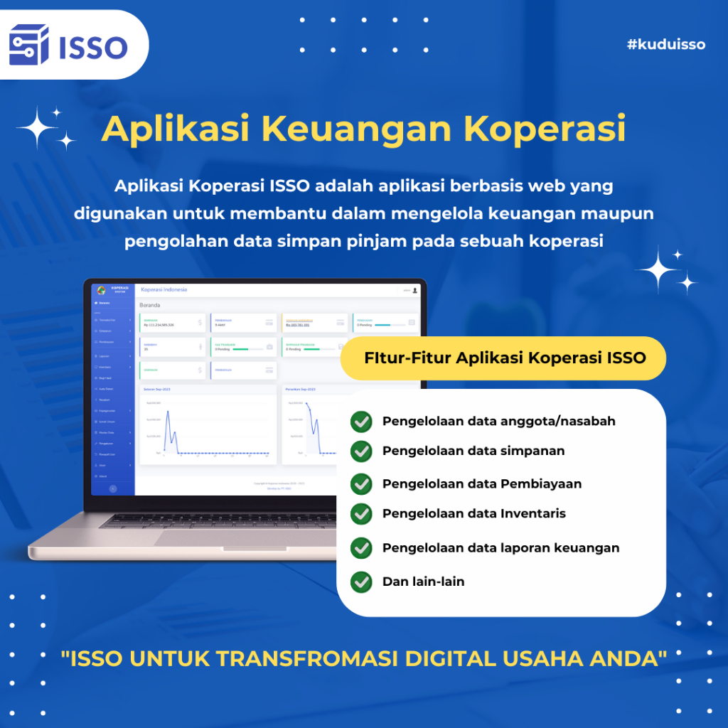 ISSO - Software Aplikasi Koperasi Berbasis Website (Cloud)