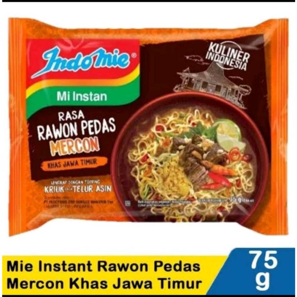 

Indomie Rawon Pedas 75gr