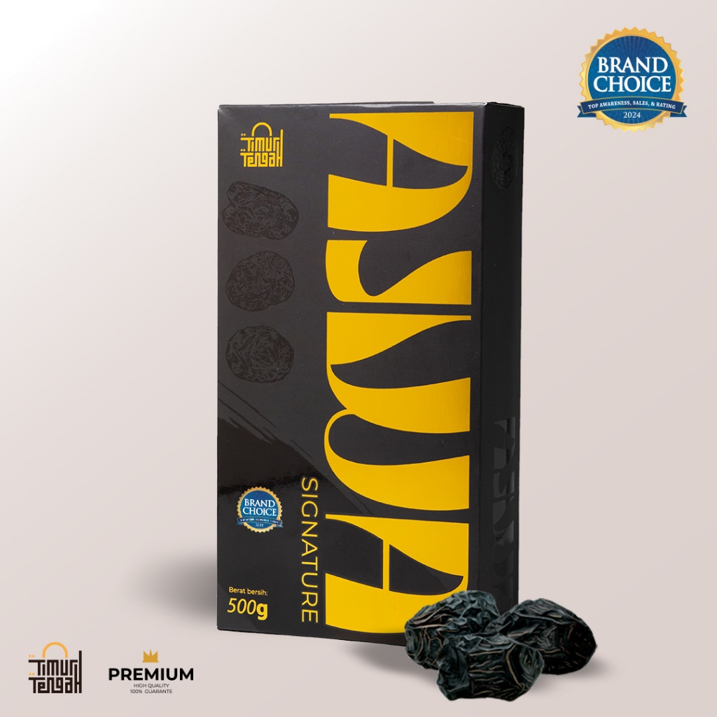 Timur Tengah Kurma Ajwa Signature 500 gr Kurma Ajwa Jumbo Premium High Quality