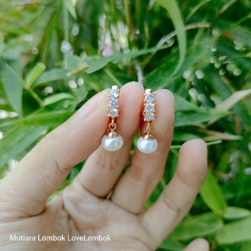 Anting Dewasa Anting Anak Terbaru Mutiara Asli Lombok Bersertifikat