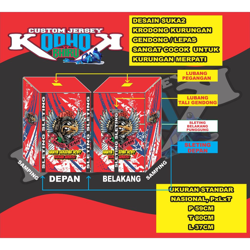 KRODONG MERPATI LEPAS // KRODONG MERPATI GENDONG DESAIN BEBAS