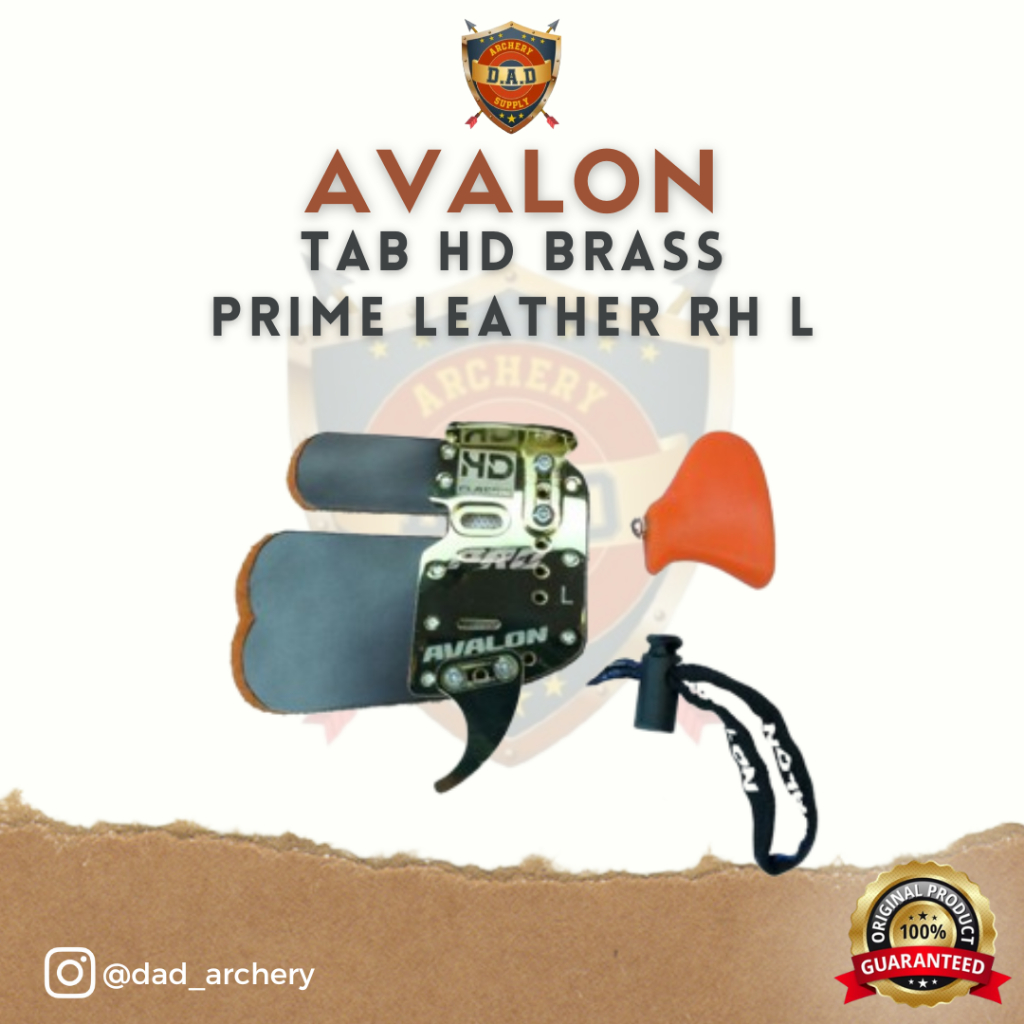 AVALON TAB HD BRASS PRIME LEATHER RH L / FINGER TAB AVALON