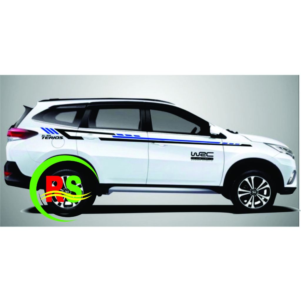 Cuting sticker mobil terios rush dll terbaru stiker cutting terlaris