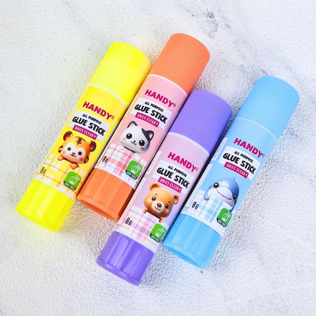 

HANDY GLUE STICK 8 / 15 GRAM SAFE FOR KIDS WASHABLE / LEM STIK