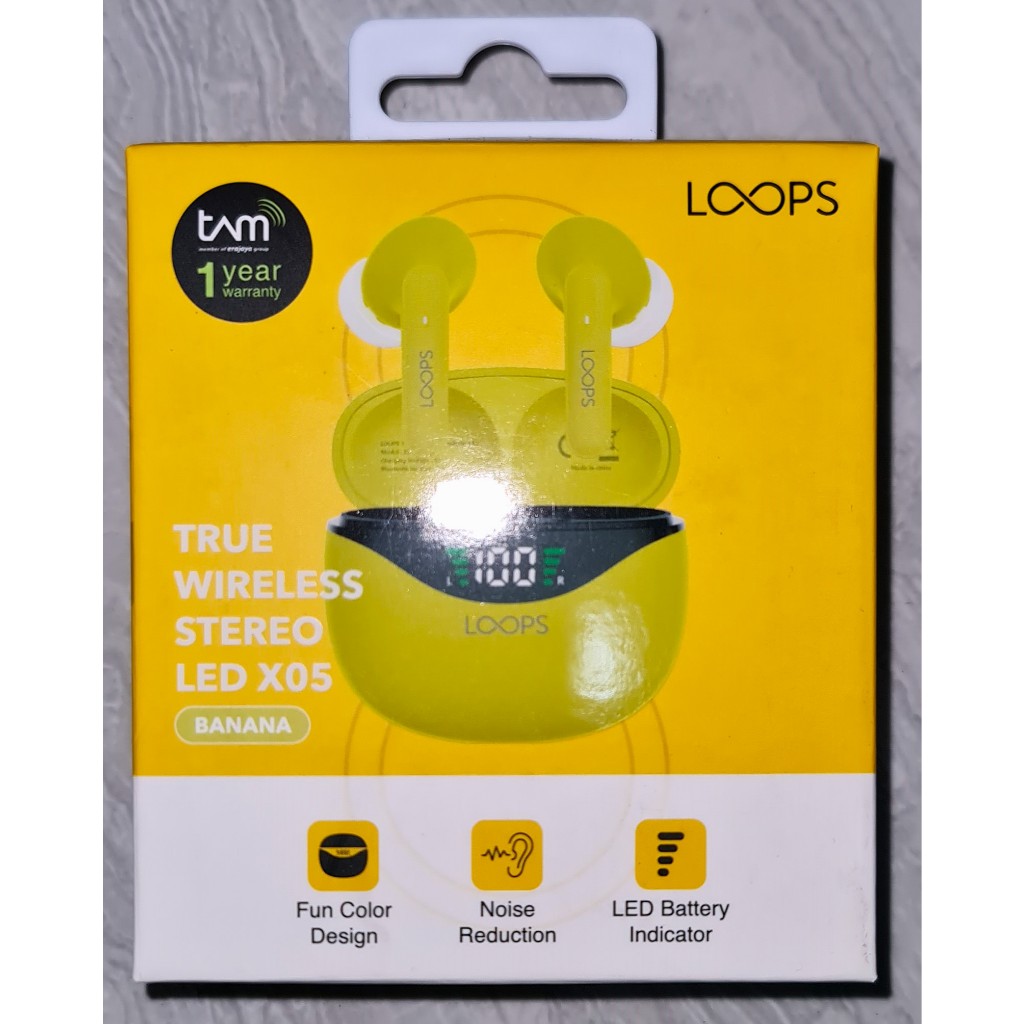 LOOPS TWS LED X05 - Banana