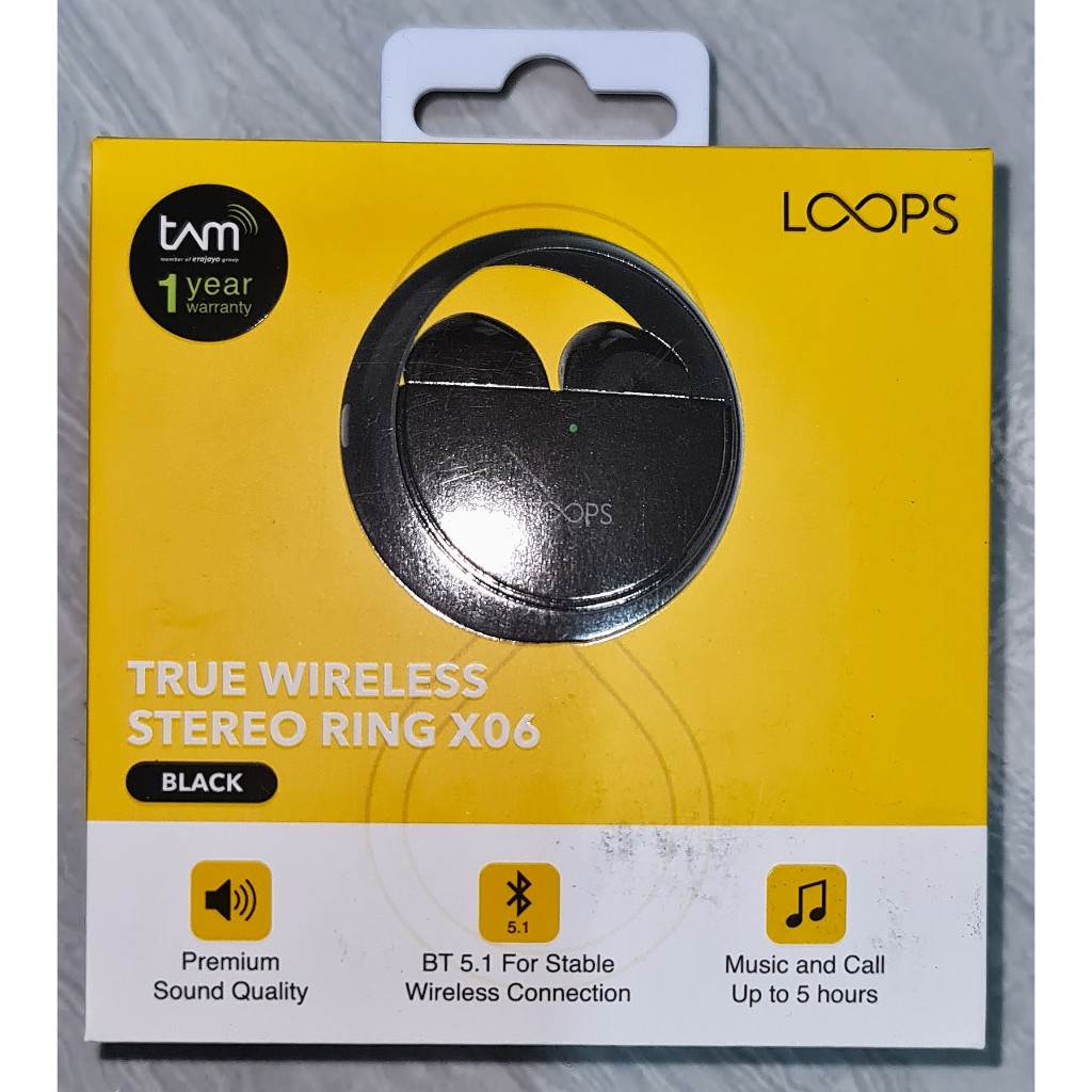 LOOPS TWS Ring X06 - Black