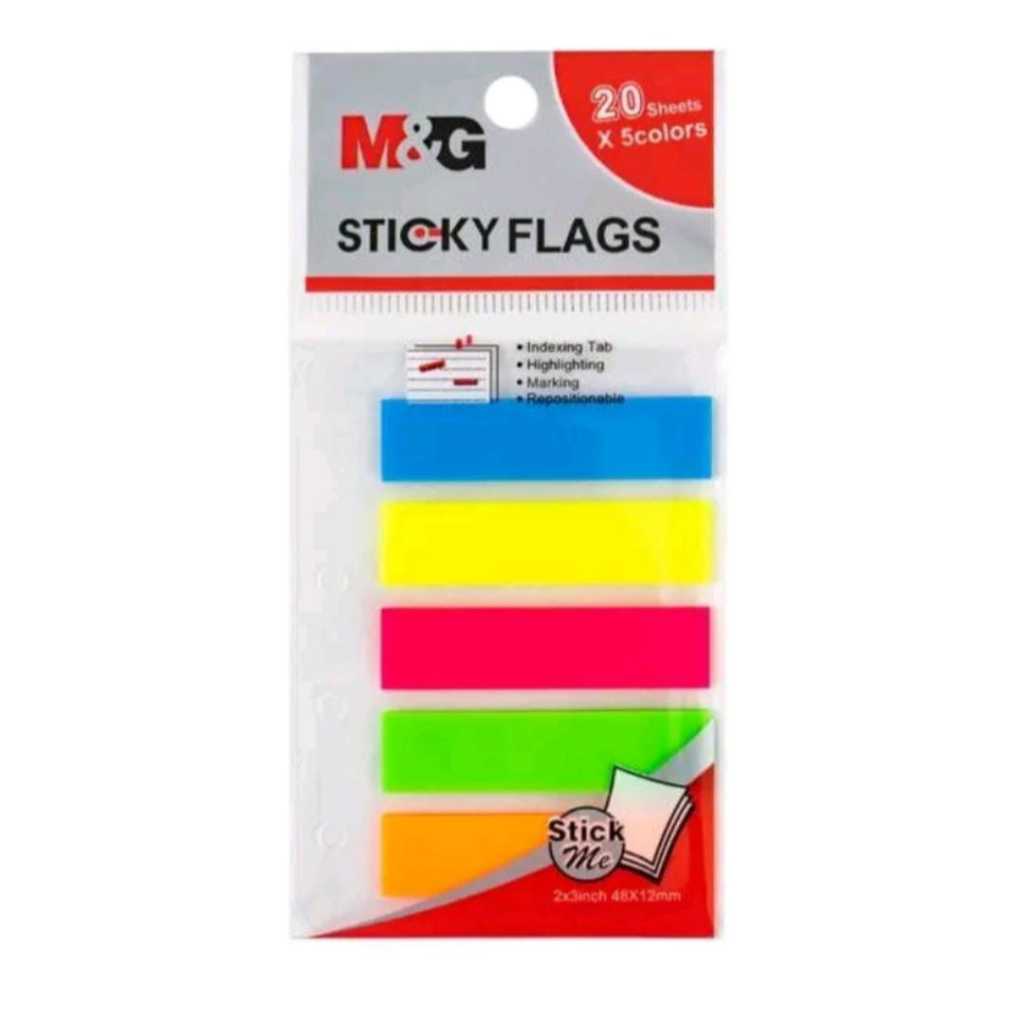 

Sticky Flags M&G Penanda Buku 5 Warna 48x12mm 20 Lembar
