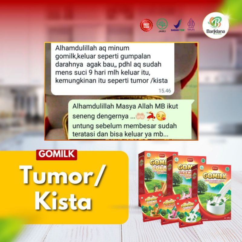 

Susu Kambing Etawa Gomilk Untuk Penyembuhan Tumor atau Kista