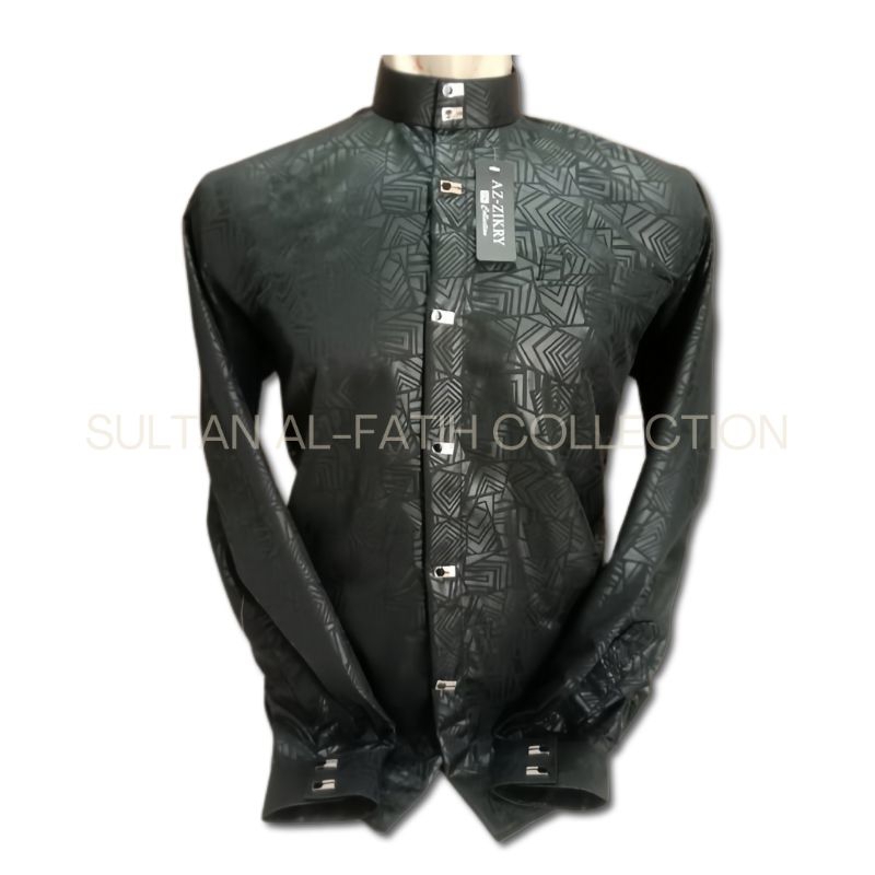 Koko Sultan Jasko Kemko Atasan Pria Atasan Cowok Motif Embos Kain Katun Toyobo Premium Baju Kurta Pr